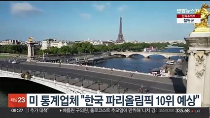 미 통계업체 "한국 파리올림픽 10위 예상"