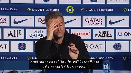 Enrique responds to reports of replacing Xavi at Barcelona