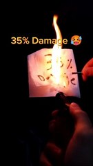 Lighter vs wet wipes