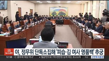 야, 정무위 단독소집해 '이재명 피습·김여사 명품백' 추궁