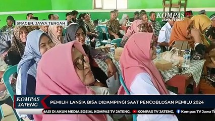 Pemilih Lansia Bisa Didampingi Saat Pencoblosan Pemilu 2024