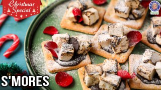 S'mores Easy Dessert Recipe | Quick & Easy Christmas S’mores At Home | Chef Varun