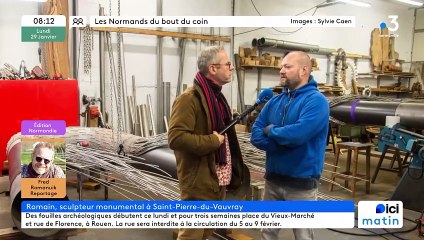 Saint Pierre du Vauvray - Romain, le sculpteur monumental