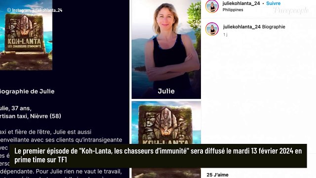 PORTRAIT - Koh-Lanta 2024 : Julie, artisan taxi, qui veut récupérer les 100 patates !