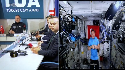 Astronot Alper Gezeravcı, basın mensuplarının sorularını yanıtladı