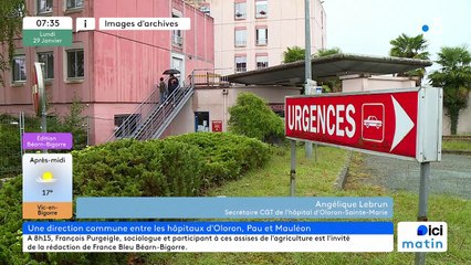 29/01/2024 - Le 6/9 de France Bleu Béarn Bigorre en vidéo