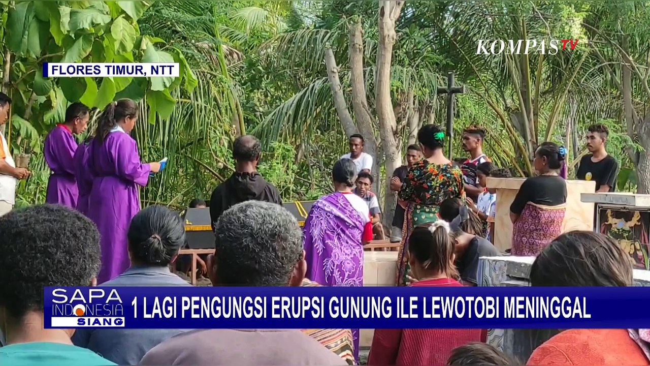 1 Lagi Pengungsi Erupsi Gunung Ile Lewotobi Laki-Laki Meninggal