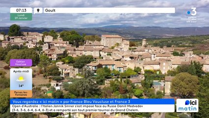 29/01/2024 - Le 6/9 de France Bleu Vaucluse