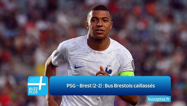 PSG - Brest (2-2) : Bus Brestois caillassés
