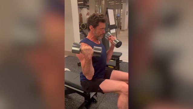 Hugh Jackman shares gruelling gym workout as he prepares for Wolverine Deadpool 3 return