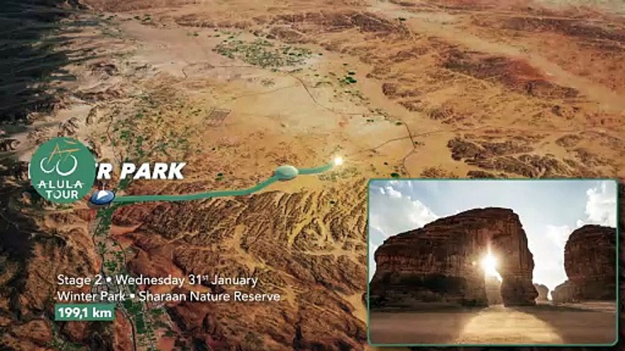 AlUla Tour 2024 - Le parcours de la 2e étape