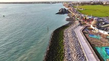 Southsea Sea Defences captured by drone -  Marcin Jedrysiak