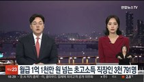 월급 1억1천만원 넘는 초고소득 직장인 3천791명