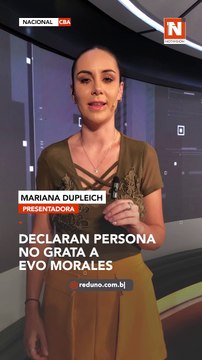 Declaran persona no grata a Evo Morales