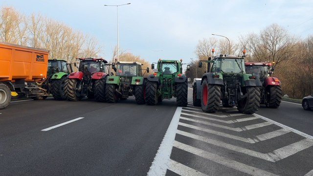 Action du secteur agricole sur les autoroutes belges