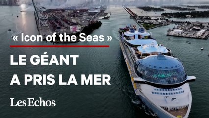 L’« Icon of the Seas », le plus gros paquebot au monde, a pris la mer