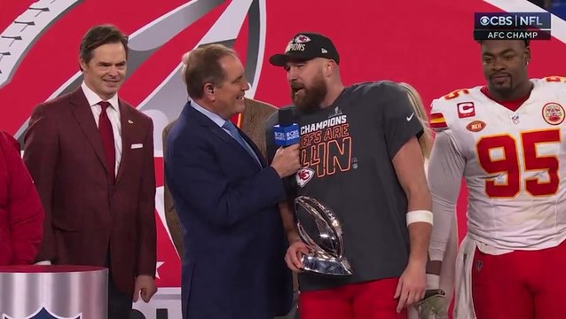 Travis Kelce channels Beastie Boys after breaking NFL record en route to Super Bowl