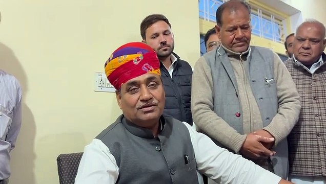 डोटासरा बोले: डबल इंजन की सरकार में राजस्थान वाला इंजन तो बन्द