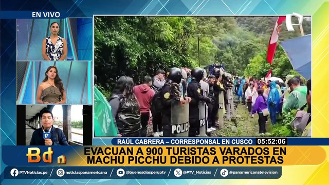 Cusco: evacuan a 900 turistas por manifestaciones en Machu Picchu