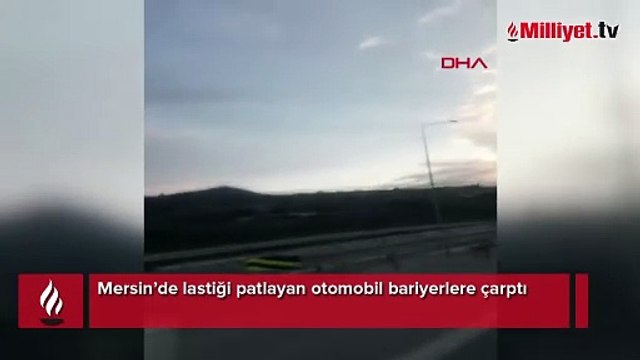 Lastiği patlayan otomobil bariyerlere çarptı! Ölü ve yaralılar var