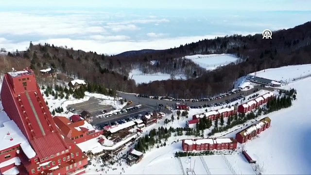 Türkiye'nin gözde kış turizm merkezlerinde yarıyıl tatili yoğunluğu!