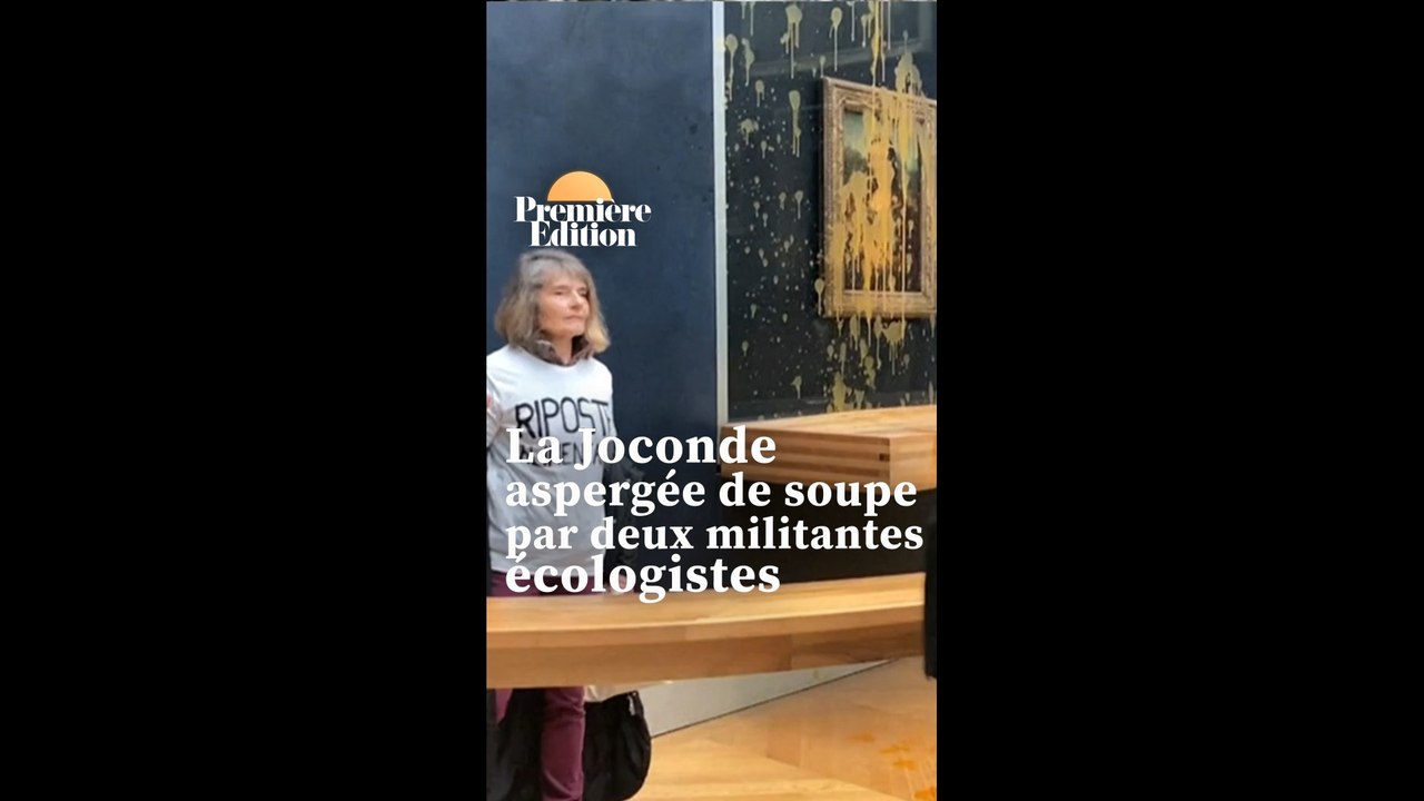 Comment deux militantes écologistes ont réussi à lancer de la soupe sur La Joconde