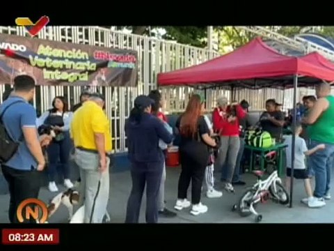 Mascotas reciben atención veterinaria por la Misión Nevado en la pqa. La Vega de Caracas