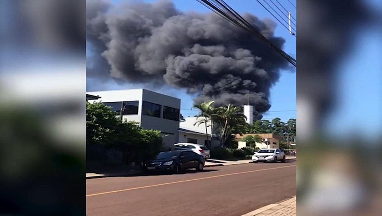 Incêndio em frigorífico no Pacaembu assusta cascavelenses nesta segunda-feira (29)