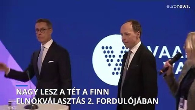 Nagy lesz a tét a finnországi elnökválasztás második fordulójában