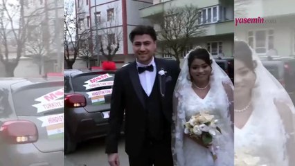 İlk Hindistan daha sonra Gaziantep! Takside başlayan aşk nikah masasında bitti