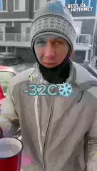 Chilling Antics in -32°C  || Best of Internet