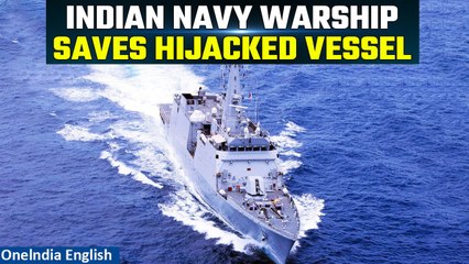 Download Video: Indian Navy's INS Sumitra rescues vessel hijacked by Somalian pirates in Arabian Sea | Oneindia News