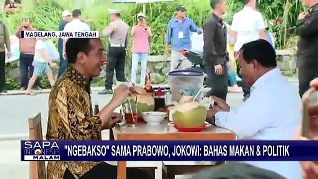 Apa Pembahasan dalam Pertemuan 'Ngebakso' Presiden Jokowi dan Prabowo Subianto?