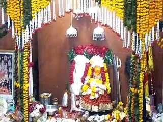 माता की एक झलक पाने को बेताब दिखे लोग,लगाई ढोक-video