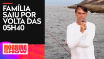 Jair Bolsonaro estava pescando durante operação da PF em Angra dos Reis