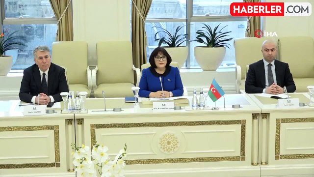 TBMM Milli Savunma Komisyonu Başkanı Akar, Azerbaycan Milli Meclis Başkanı Gafarova ile görüştü