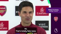 Arteta slams Arsenal exit rumours as 'fake news'