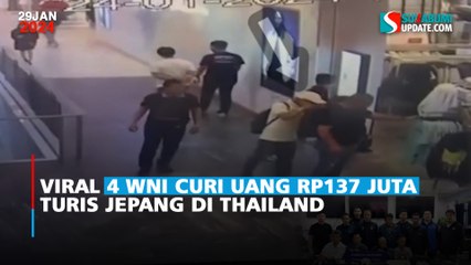 Viral 4 WNI Curi Uang Rp137 Juta Turis Jepang di Thailand