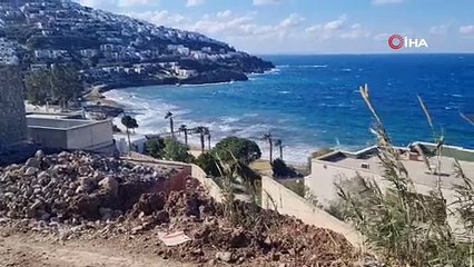 Bodrum’u fırtına vurdu! İşte o görüntüler