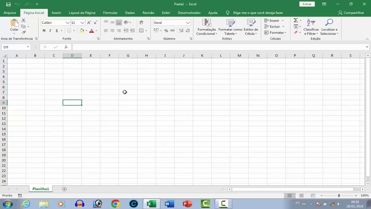 Como Aumentar ou Diminuir o Tamanho da Célula da Planilha Pelo Excel