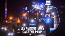 Les agriculteurs ont convergé vers Paris