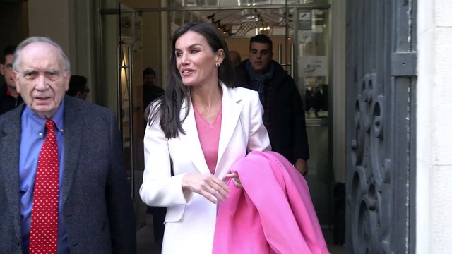 La Reina Letizia, encuentro 'fan' con Martin Scorsese en Madrid