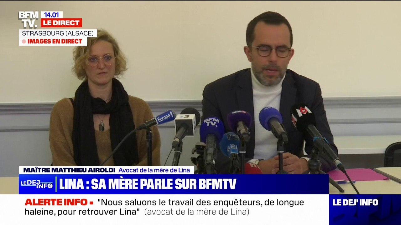 Disparition Lina: "Les juges d'instruction nous ont assuré que rien n'est laissé au hasard" affirme maître Airoldi, avocat de la mère de Lina