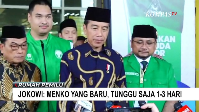 Ditanya Soal Pengganti Mahfud MD Sebagai Menko Polhukam, Jokowi: Tunggu 1 Sampai 3 Hari