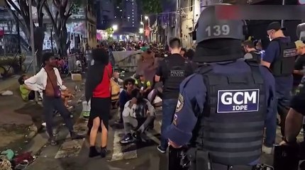 Operação na Cracolândia deixa mais de 20 pessoas presas