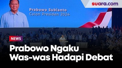 Prabowo Ungkap Rasa Was-was Saat Debat, Tak Tahu Berapa Nilainya 📉