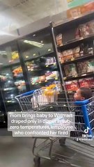 Arrestan a una madre por llevar un niño de dos años a Walmart en pañales a temperaturas bajo cero