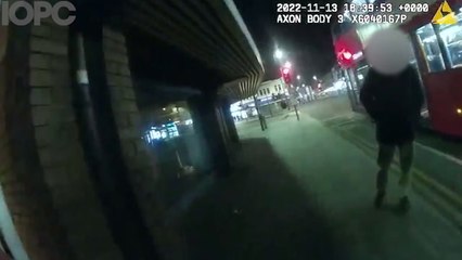 Body cam footage shows moment Met Police officer punches man