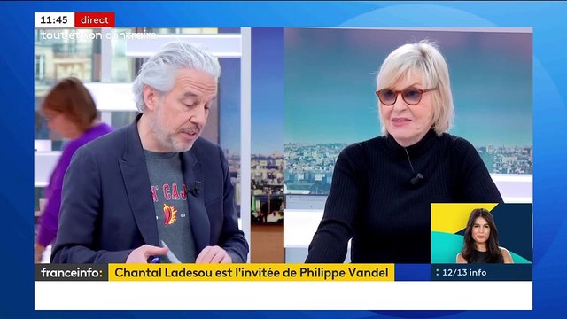 C'est pas moi qui l'ai fait rentrer : Chantal Ladesou évoque la présence de sa fille à ses côtés au casting de la série Le fil d'ariane sur TF1 au micro de Philippe Vandel sur franceinfo