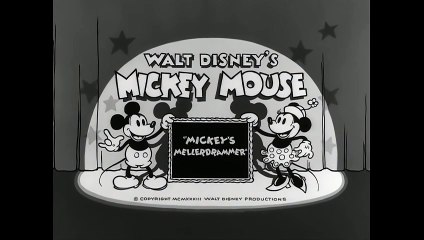 Mickey Mouse - Mickey's Mellerdrammer (1933) 4K